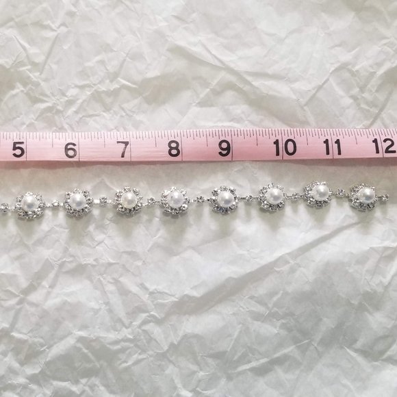 Pearl and crystal bead strand - Picture 3 of 3